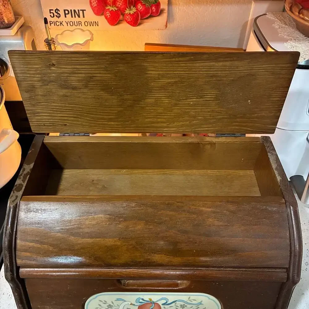 Vintage Marmalade Goose Wooden Bread Box